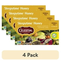 (4 pack) Celestial Seasonings Sleepytime Honey Caffeine-Free Herbal Tea Bags (20 Count)
