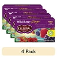 thumbnail image 1 of (4 pack) Celestial Seasonings Wild Berry Zinger Caffeine-Free Herbal Tea Bags (20 Count), 1 of 10