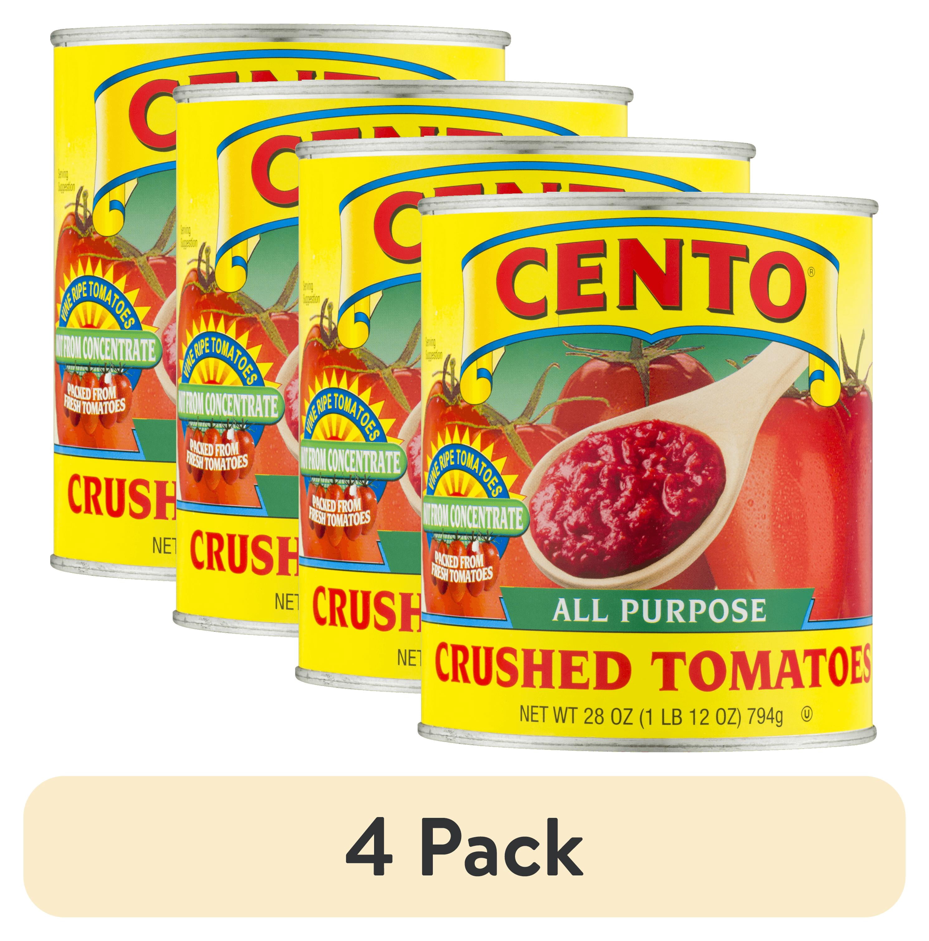 (4 pack) Cento All Purpose Crushed Tomatoes, 28 oz