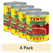 (4 pack) Cento Tomato Puree, 28 oz - allergens not contained