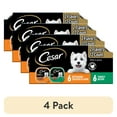 thumbnail image 1 of (4 pack) Cesar Filets in Gravy Poultry Flavor Variety Wet Dog Food Adult, 3.5 oz Easy Peel Trays (12 Pack), 1 of 26