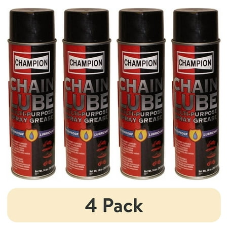 (4 pack) Champion Chain Lube Multi-Purpose Spray Grease