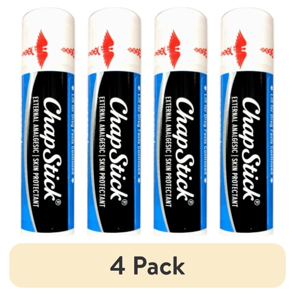 (4 pack) Chapstick Medicated Lip Balm Stick 0.15 Oz.