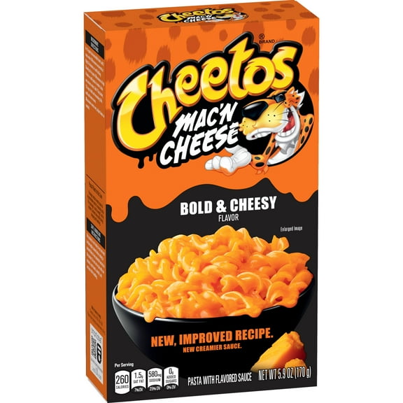 (4 pack) Cheetos Mac N Cheese Pasta with Flavored Sauce Bold & Cheesy Flavor, 5.9 oz Box