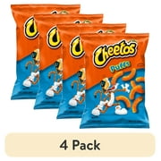 (4 pack) Cheetos Puff Cheese Flavored Snack Chips, 8 oz