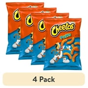 (4 pack) Cheetos Puff Cheese Flavored Snack Chips, 8 oz