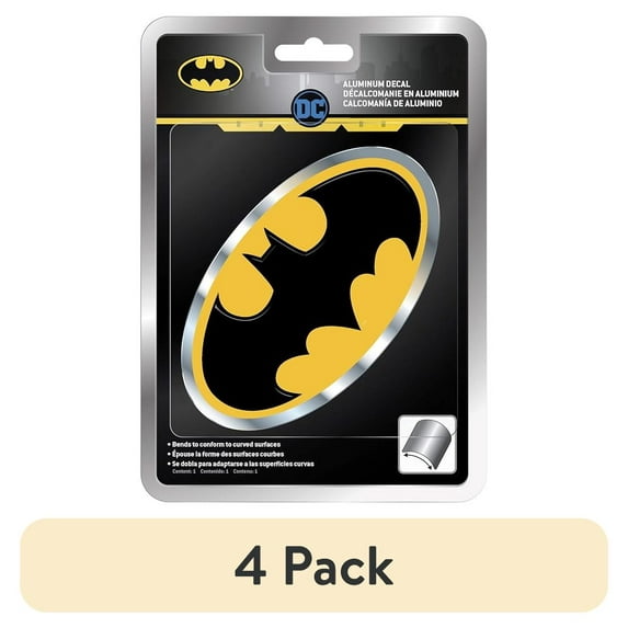 (4 pack) Chroma 041705 Batman Aluminum Decal, 1 Pack