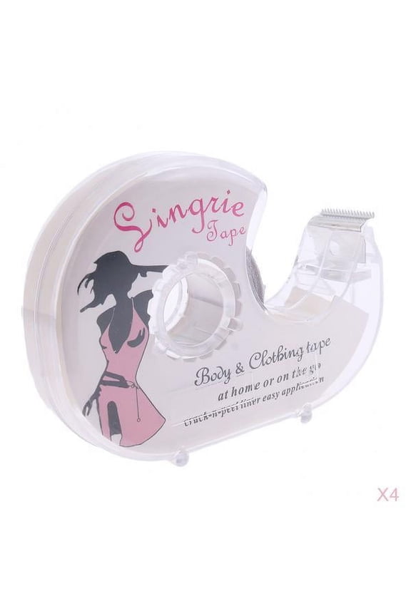4/pack Clear Double Sided Body Clothing Tape Lingerie Tape Wedding Cocktail