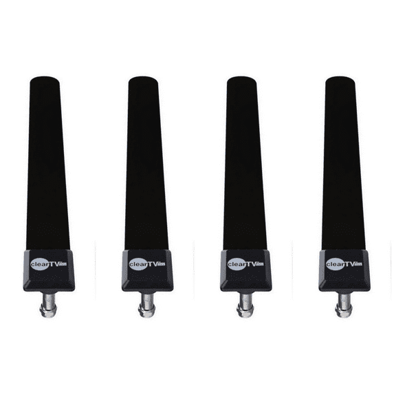 (4 pack) Clear TV Key Digital Indoor Antenna Stick – 150 Miles Range Pickup More Channels with HDTV Signal Receiver Antena Booster Full 1080p HD