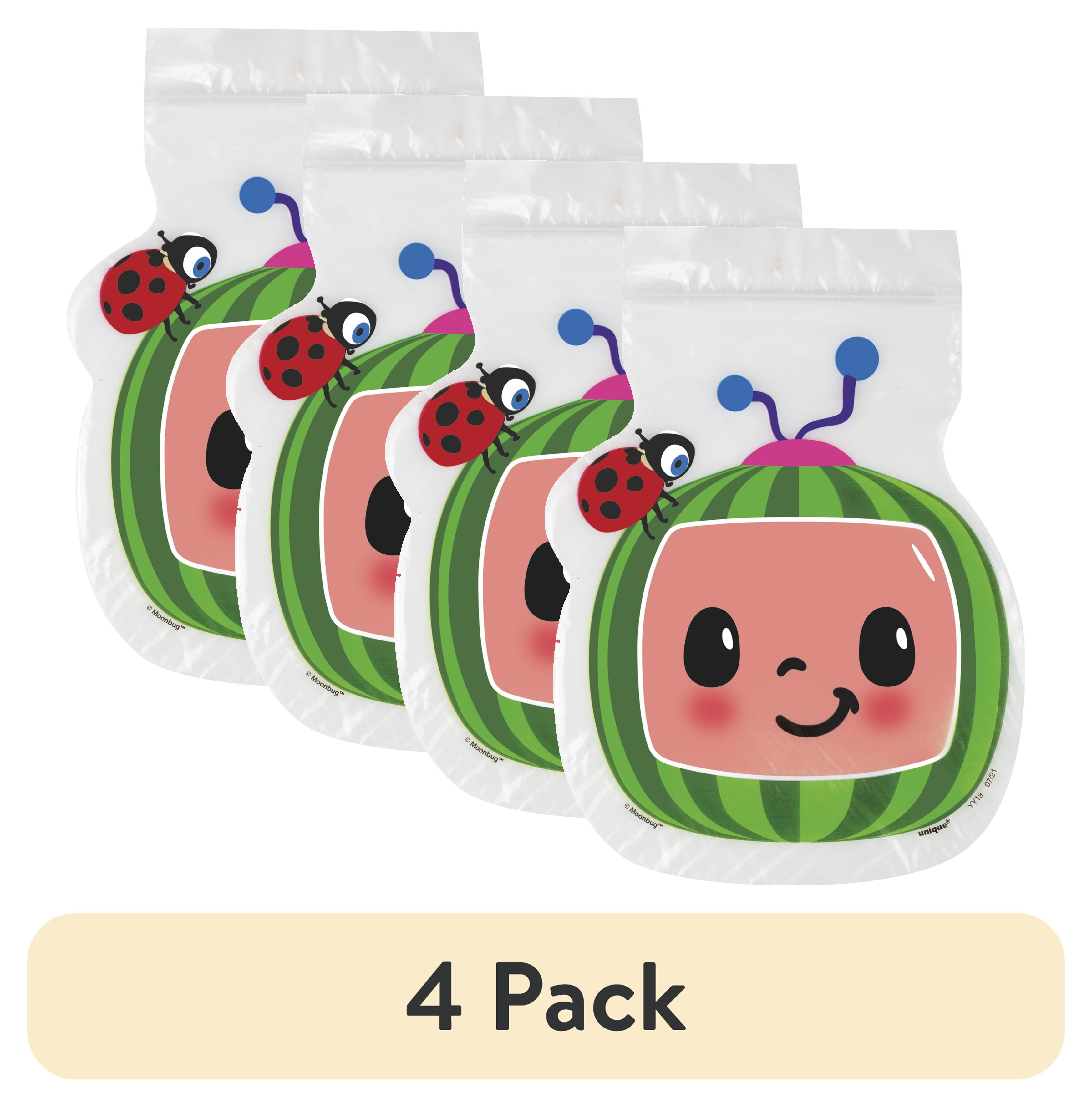 (4 pack) COCO 8CT ZIP BAGS