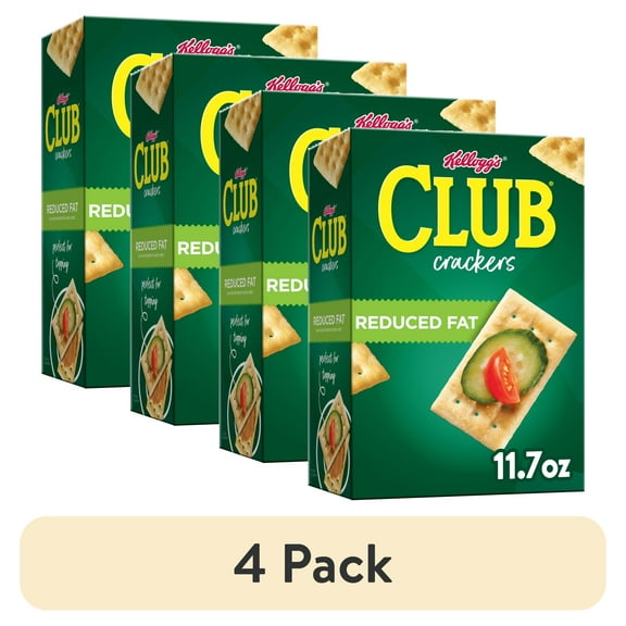 Club Reduced Fat Crackers, Lunch Snacks, 11.7 oz