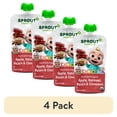 thumbnail image 1 of (4 pack) CoComelon Sprout Organic Baby Food, Stage 2 Pouch, Apple Oatmeal Raisin with Cinnamon, 3.5 Oz Pouch, 1 of 9