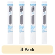 (4 pack) Coats & Clark Polyester 7" All Purpose Nugrey Sewing Zipper, 1 Each