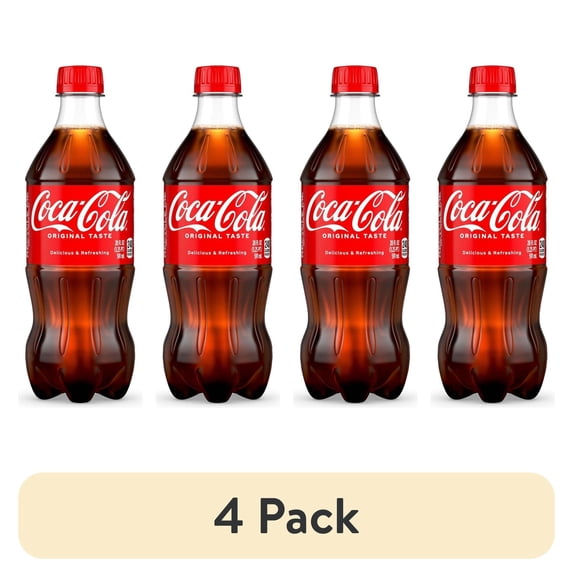 (4 pack) Coca-Cola Classic Coke - 20 oz- Pack of 2