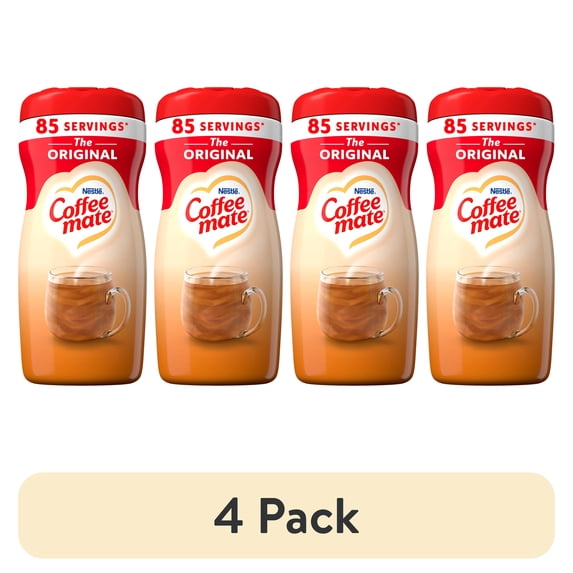 (4 pack) Coffee mate Original Powder Coffee Creamer, 6 oz