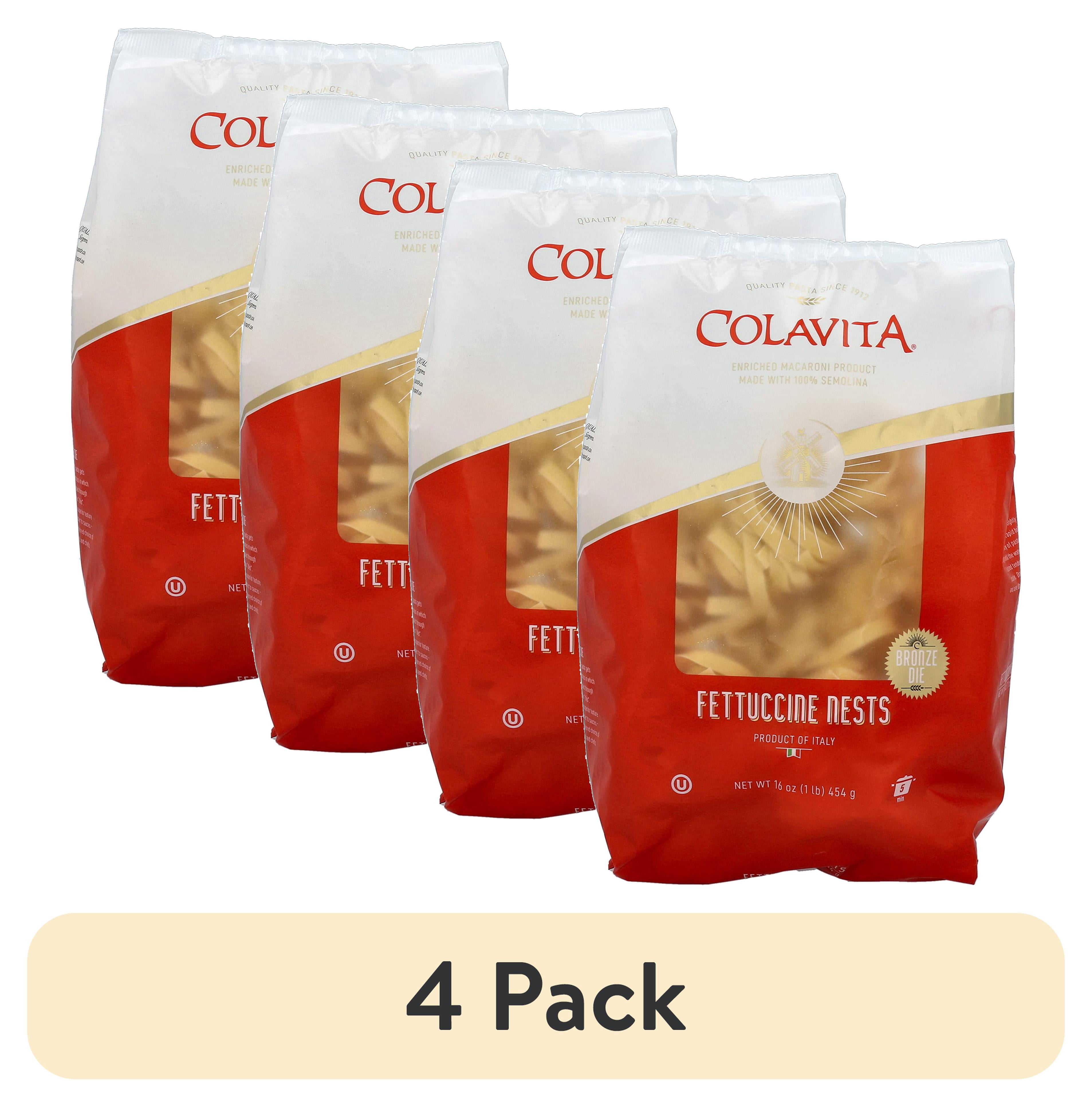 (4 pack) Colavita Fettuccine Nest Pasta, 1 Pound