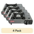 thumbnail interactive-video image 1 of (4 pack) Coleman Tabletop Portable Butane Gas Camping Stove, 1 Burner, Gray, 1 of 10