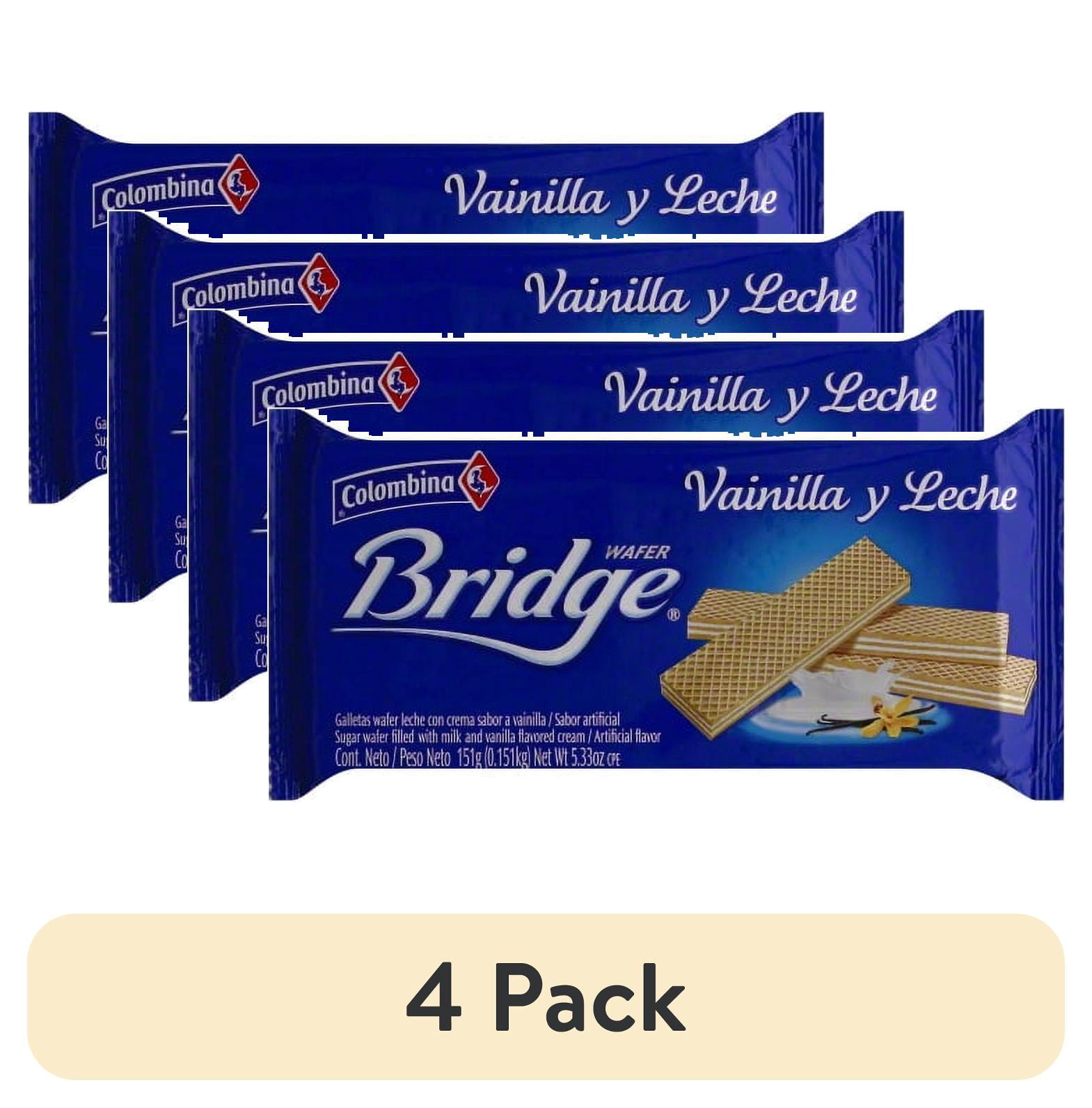 (4 pack) Colombina Bridge Wafer, 5.33 oz