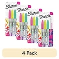 thumbnail image 1 of (4 pack) Color Burst Assorted Permanent Markers Fine 3/Pkg, 1 of 5