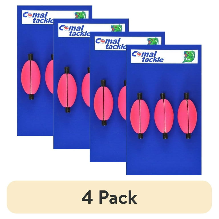 Comal Oval Slotted Peg Float 1.5 Pink - 4 Pack - Walmart.com
