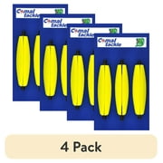 (4 pack) 3 Pack 3 inch Comal Cigar Slotted Peg Fishing Bobbers for Freshwater