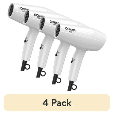 (4 pack) Conair Mid-Size Dryer, 1875 Watts, 2 Heat/Speed Settings, Lightweight Design