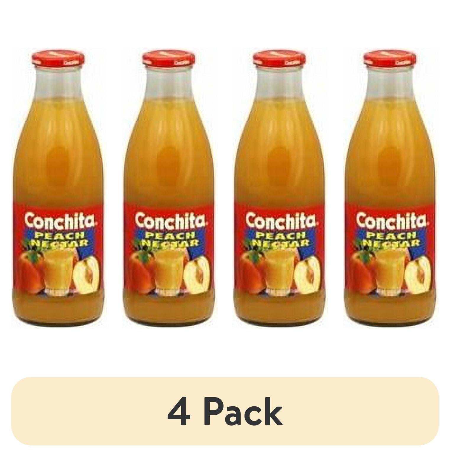 (4 pack) Conchita Peach Nectar, 33.8 oz