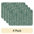 thumbnail image 1 of (4 pack) Conimar Chevron Spice, Reversible Individual Table Placemat, 17.13" x 11.25", Flexible Plastic, 1 of 7