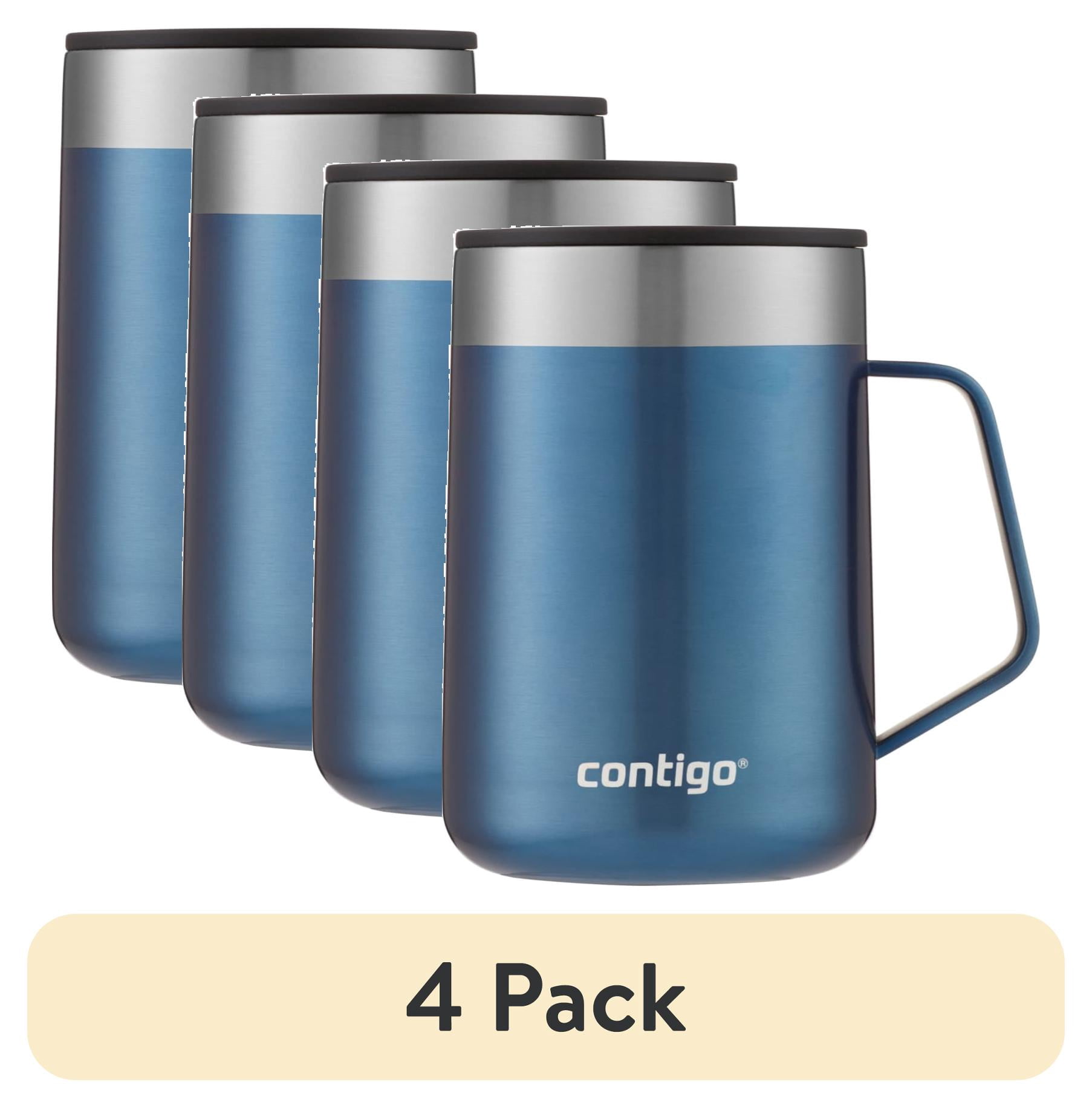 (4 pack) Contigo 14 oz. Streeterville Stainless Steel Mug - Blue Corn