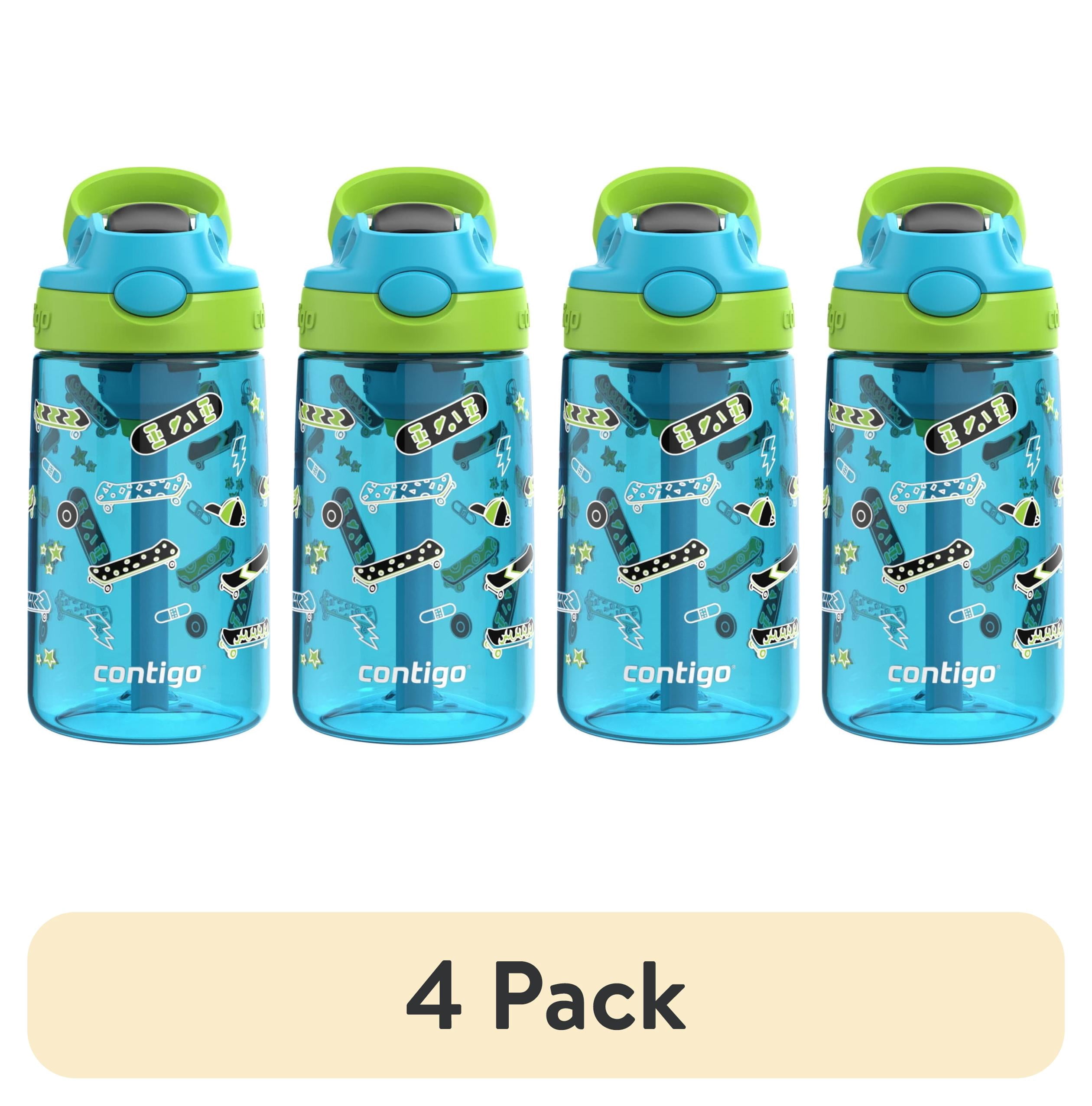 (1 pack) Contigo Aubrey Leak-Proof Spill-Proof Water Bottle, Blue, 14 oz.