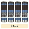 thumbnail interactive-video image 1 of (4 pack) Contigo Byron 2.0 Stainless Steel Travel Mug with SNAPSEAL Lid and grip Blue, 24 fl oz., 1 of 6