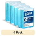 thumbnail image 1 of (4 pack) Cool Coolers by Fit & Fresh XL Slim Reusable Ice Packs, Space Saving Ice Packs for Lunch Boxes & Coolers, 4 Pack, Clear Blue, 1 of 11
