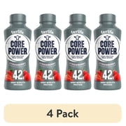 4 pack Core Power High Protein Shake, Strawberry, 42g Bottle, 14 fl oz