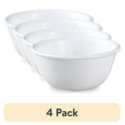 (4 pack) Corelle Winter Frost White, Round Ramekin Bowl, 6-oz