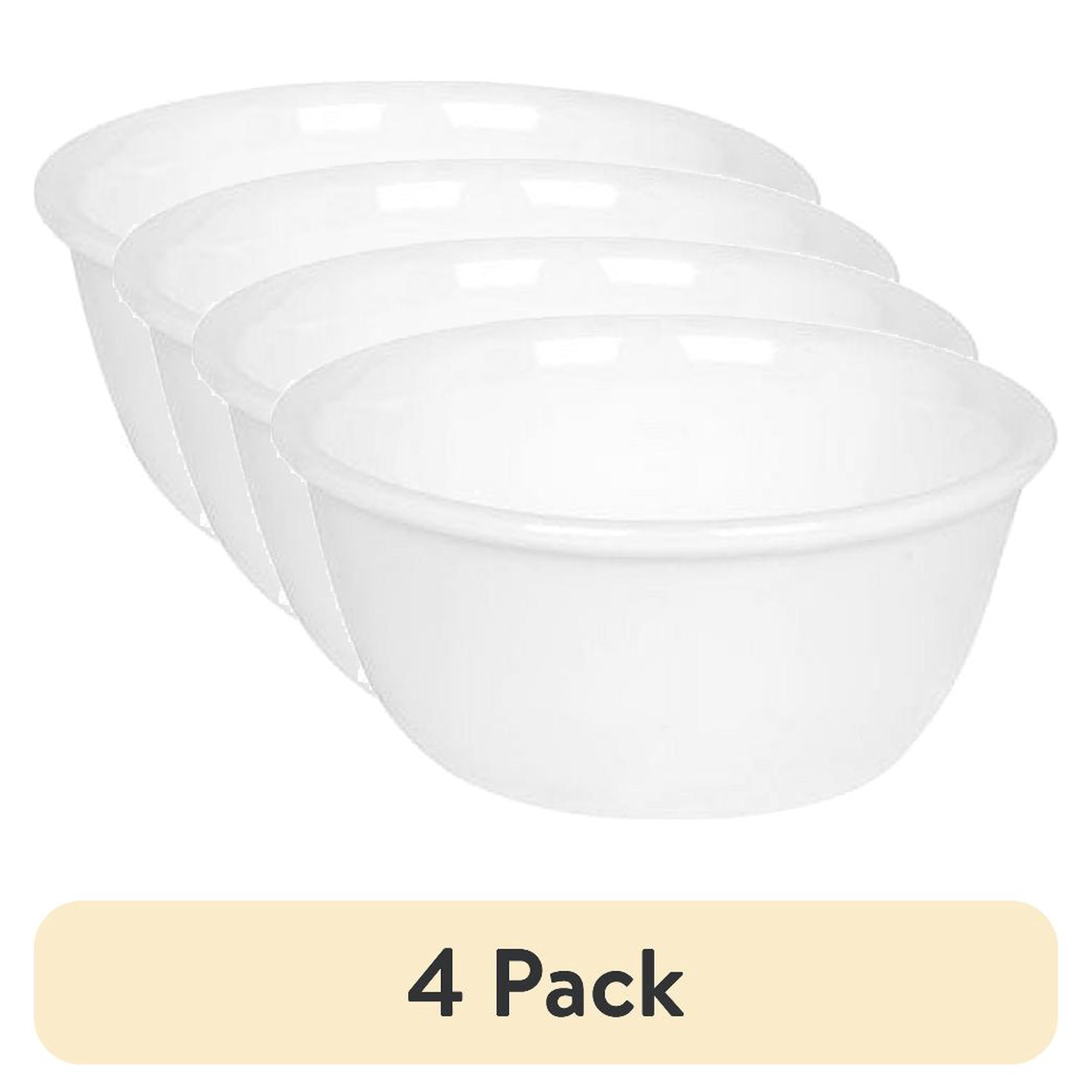 (4 pack) Corelle Winter Frost White, Round Ramekin Bowl, 6-oz