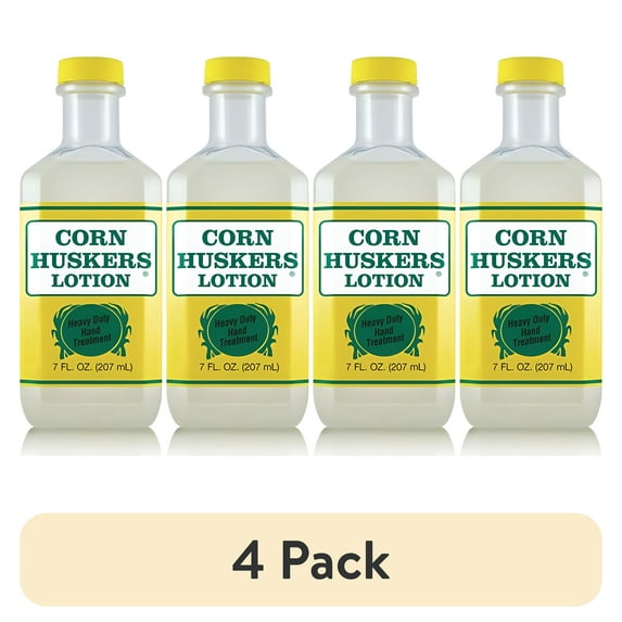 (4 pack) Corn Huskers Lotion Heavy Duty Hand Treatment Oil-Free, 7 Oz