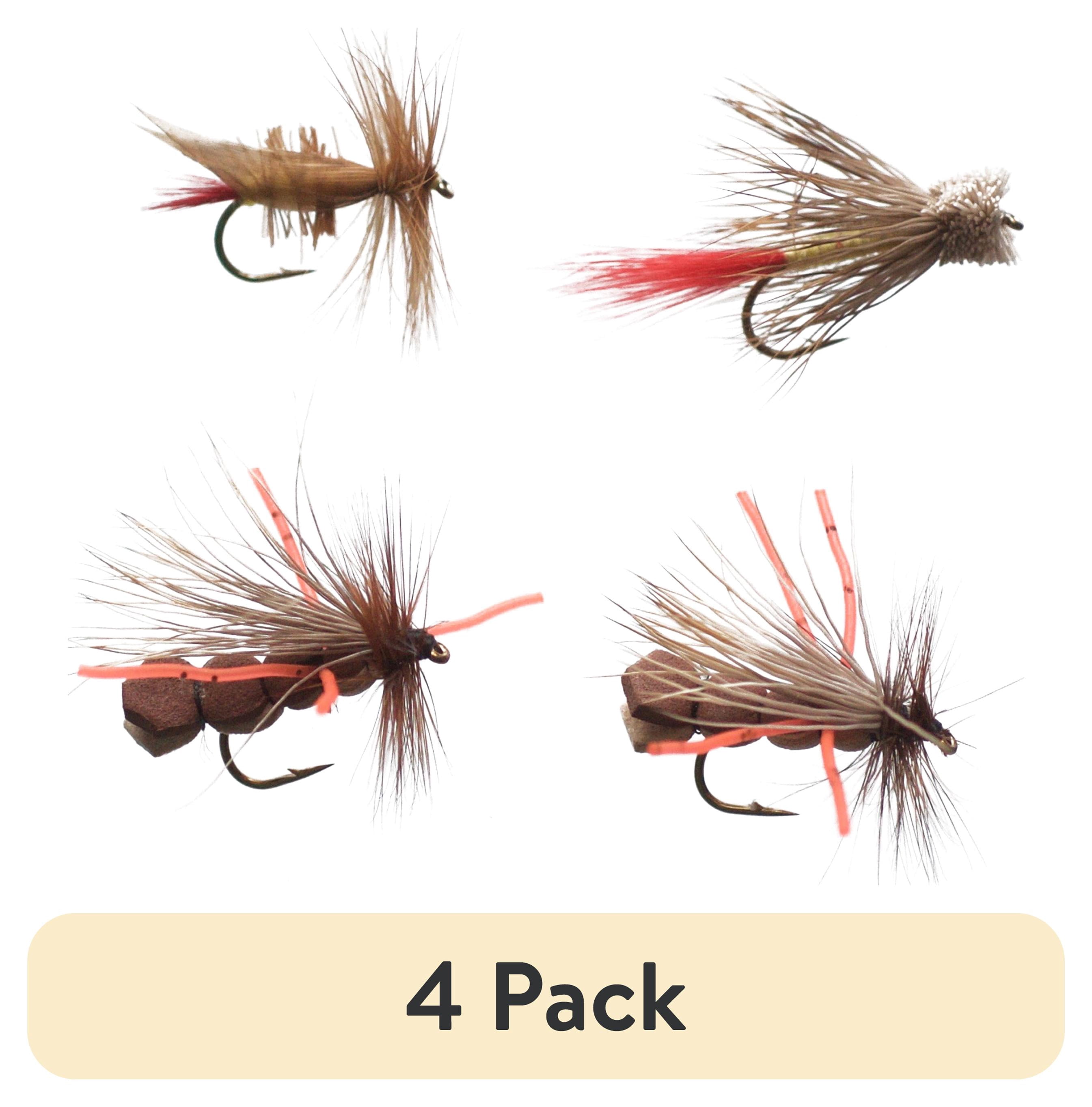 (4 pack) Cortland Fairplay Hopper Dry Fly Assortment, Size 12, 4 Pack, 709317
