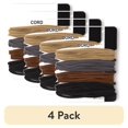 thumbnail image 1 of (4 pack) Cousin DIY Faux Suede Cord Roll, Black, Brown and Gray, 4 Piece, 40 ft, Jewelry Making, 63800155, 1 of 10