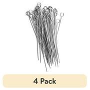 (4 pack) Cousin DIY Silver Metal Eye Pin Bulk Pack, 315 Piece, 2 inch