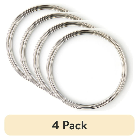 (4 pack) Cousin DIY Small Silver Memory Wire, 1 Piece, 5 ft Roll, 22 Gauge