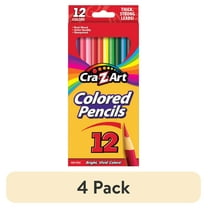 (4 pack) Cra-Z-Art Colored Pencils, 12 Assorted Colors, School Supplies, Classroom Supplies