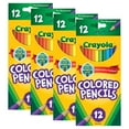 thumbnail image 1 of (4 pack) Crayola Colored Pencil Set, 12 Ct, Back to School Supplies for Kids, Classroom Supplies, Teacher Gift, 1 of 14