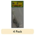 thumbnail image 1 of (4 pack) Creme 3" Spoiler Shad Swimming Bait, Pearl White, 1 of 2