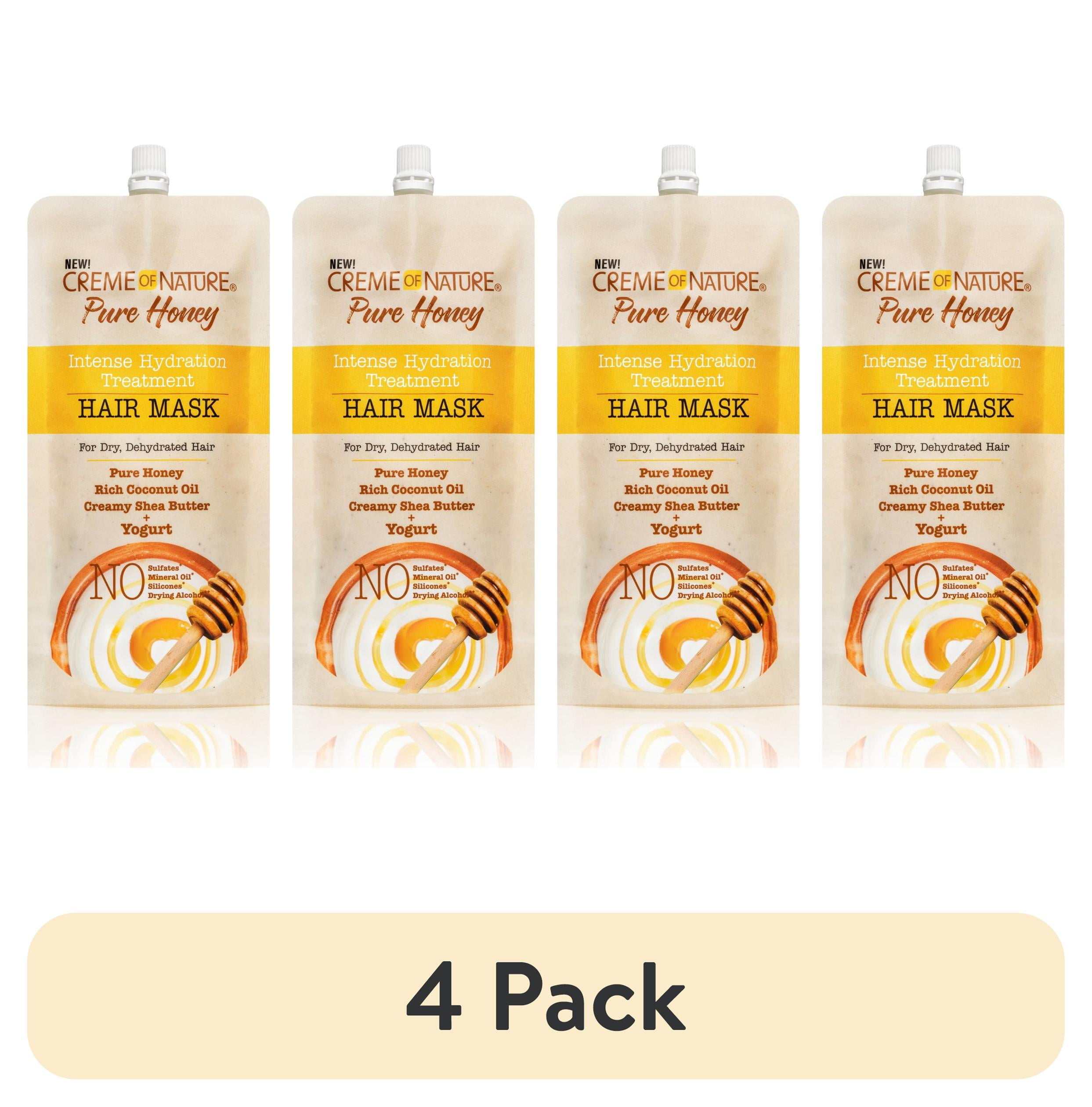 4 pack) Creme of Nature Pure Honey Intense Hydration Treatment