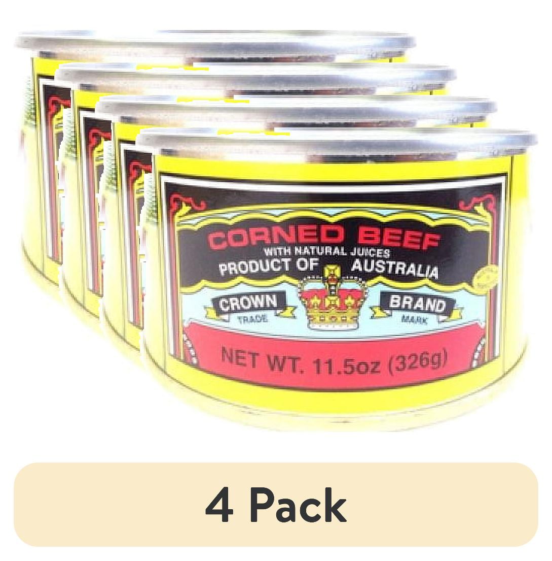 (4 pack) Crown Corned Beef, 11.5oz Can
