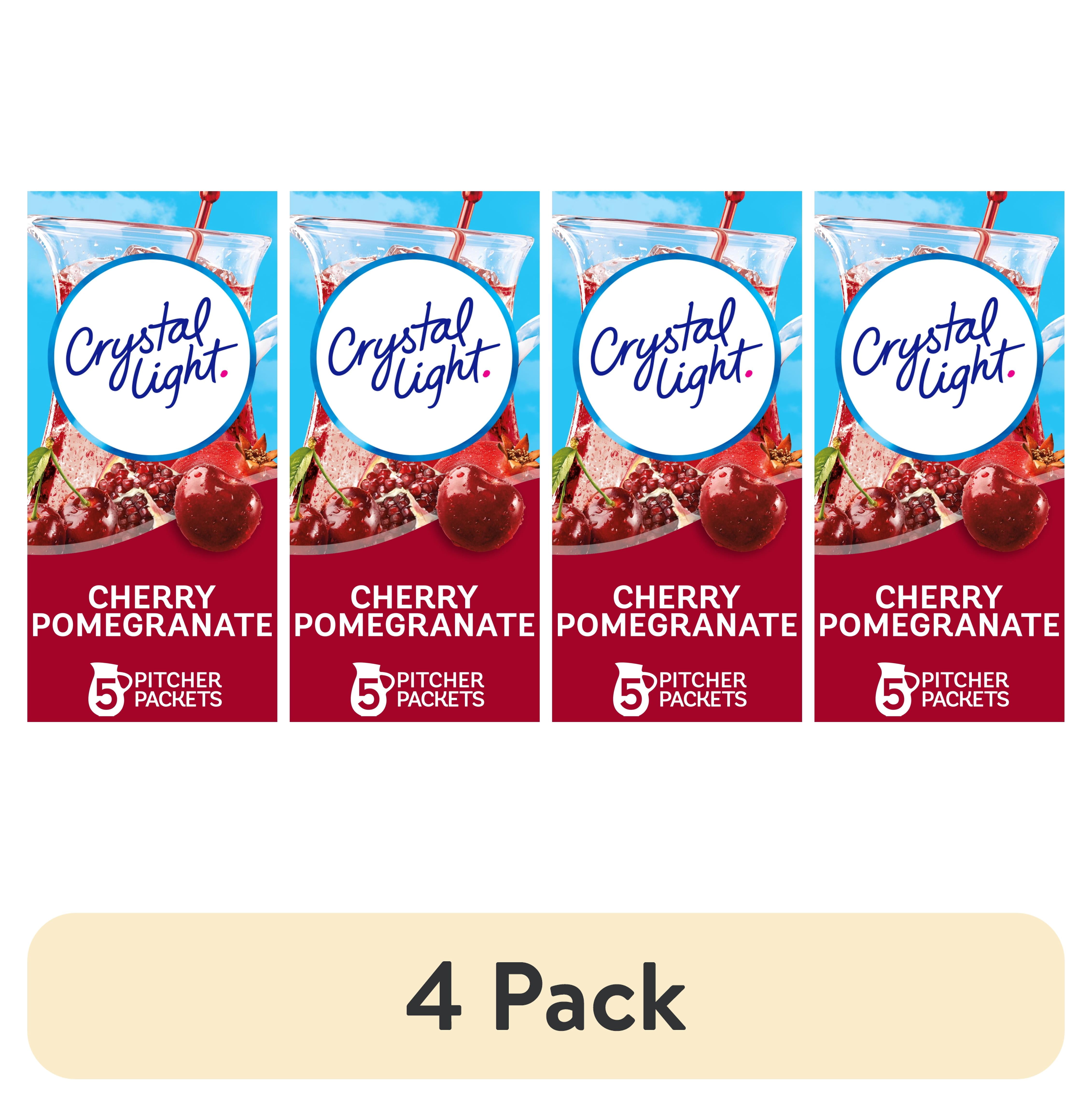 cheap crystal light cherry pomegranate e-cigarette (4 pack) Drink Mix, 5 Pitcher Packets, for Flavorful Hydration and Shareable Refreshment, Pomegranate, flavored with other All the flavor and only 10 calories Crystal Light Cherry Pomegranate Sugar