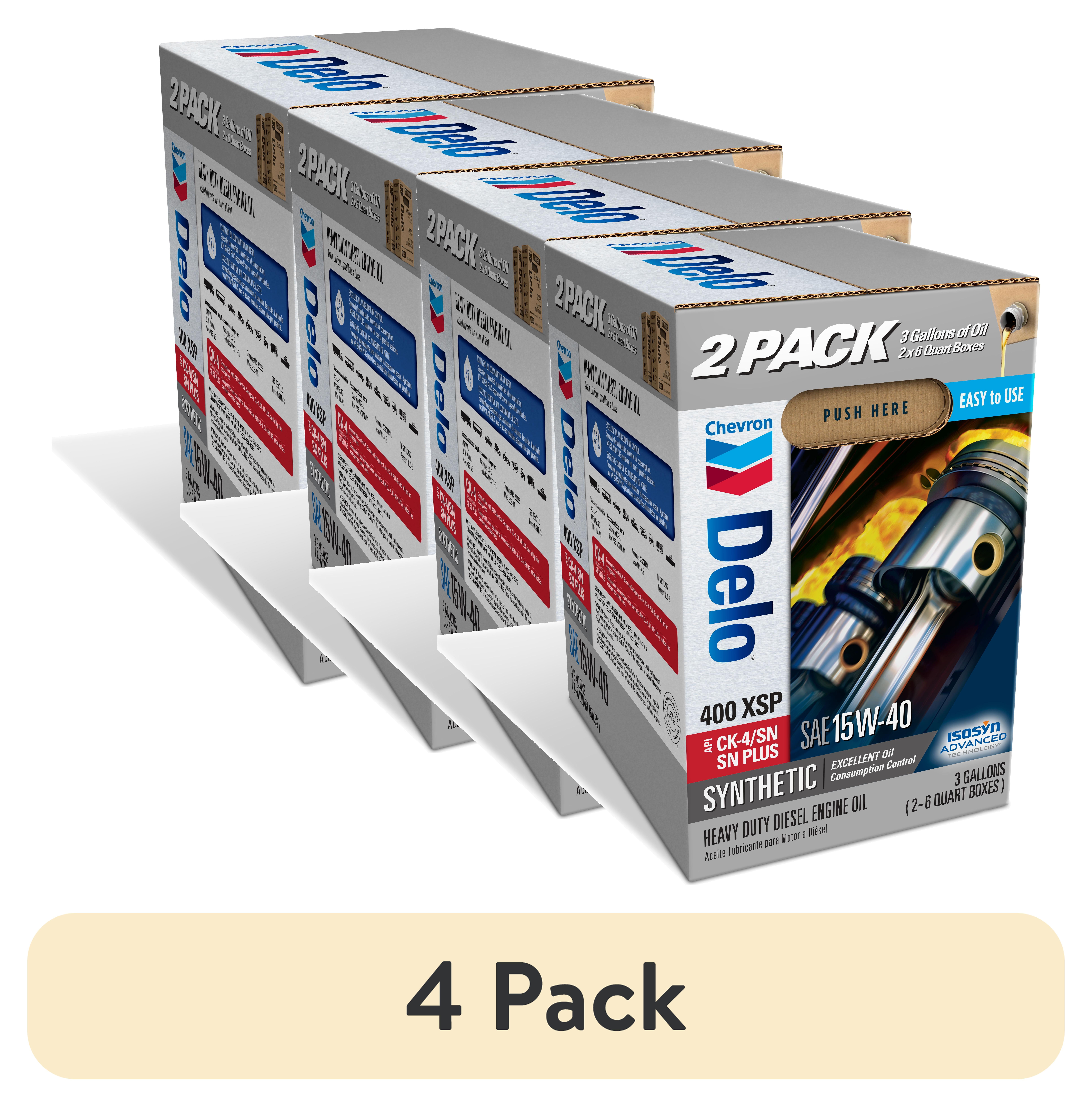 3 pack) DELO XSP Full Synthetic Diesel Motor Oil SAE 15W-40 3