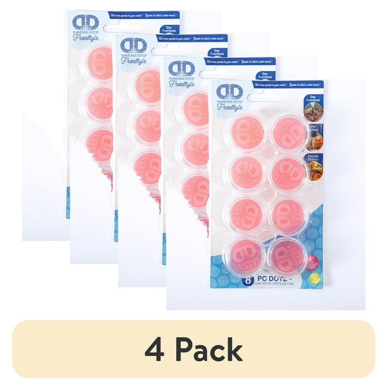 4 pack) DIAMOND DOTZ® Freestyle Wax Pots - 8 Pack - Walmart.com