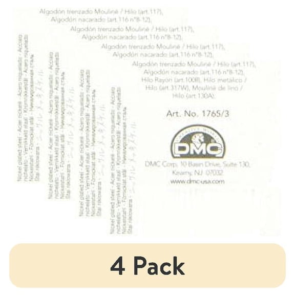 (4 pack) DMC Embroidery Hand Needles