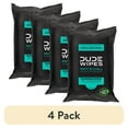 thumbnail image 1 of (4 pack) DUDE Flushable Wipes, Extra Large Mint Chill Wet Wipes Travel Pack, 18 Count, 1 of 9